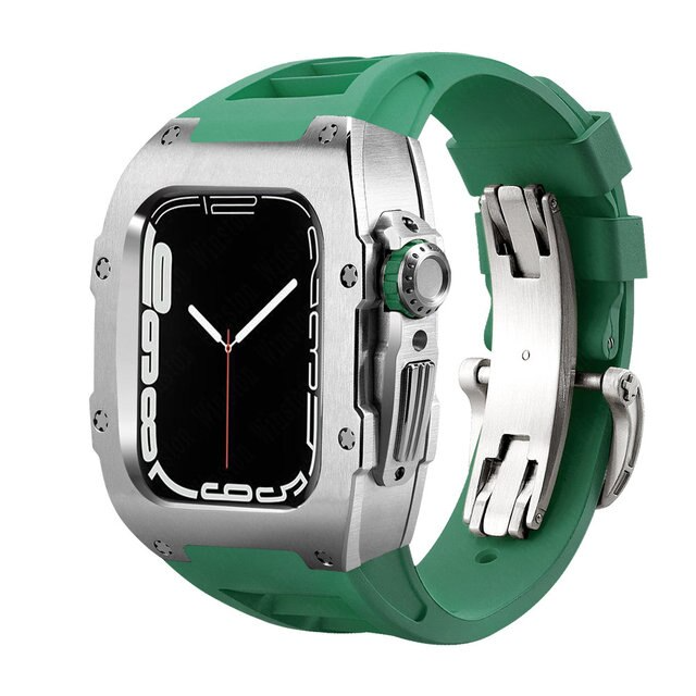 MTL - Silver Titan | Apple Watch Case Series 8/7/6/5/4 SE LTE/GPS