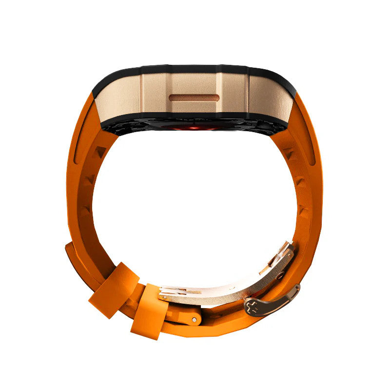 MTL - Champagne Gold Carbon Fiber | Apple Watch Case Series 8/7/6/5/4 SE LTE/GPS